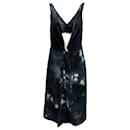 Deveaux New York Steel Renada Twist-Front Midi Dress - Autre Marque