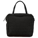 Fendi Black Mini Zucchino Canvas Handbag