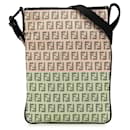 Fendi Brown Zucchino Canvas Crossbody