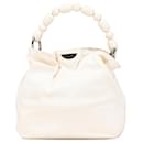 Dior White Satin Malice Pearl Handbag