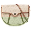 Dior Brown Honeycomb Coated Canvas Crossbody