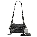 Balenciaga Neo Cagole XS Handbag in Black Lambskin Leather