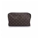 Bolsa de Clutch de Tecido Louis Vuitton Trousse de Toilette
