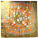 Hermes Silk Scarf Muffler Carre 90 PETIE MAIN - Hermès