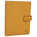 LOUIS VUITTON Epi Agenda MM Day Planner Cover Yellow R20049 LV Auth MY118 - Louis Vuitton
