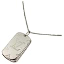 Louis Vuitton Silver Locket Necklace