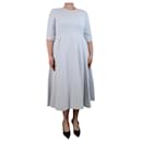 Light blue Georgie crepe midi dress - size UK 14 - Autre Marque