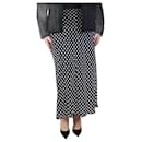 Navy blue Ardith polka dot midi skirt - size L - Autre Marque
