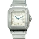 Cartier Santos Galbe 1564 Ivory Dial Watch for Men