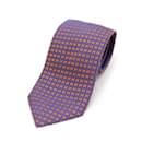 Gravata Hermes Fasonne H em violeta - Hermès