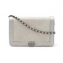 Chanel Boy Chanel Coco Mark Chain Wallet Shoulder Bag