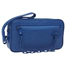 LOUIS VUITTON Pochette Volga em Monogram Taurillon Azul M53557 LV Auth MY102A - Louis Vuitton
