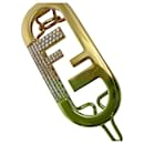 Fendi Gold Hair Pin