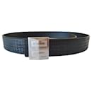 GIVENCHY REVERSIBLE LEATHER BELT WITH 4G BUCKLE. - Givenchy