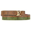 Louis Vuitton Brown Monogram Reverse LV Iconic Reversible Belt