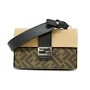 Fendi Shoulder Bag Zucca Baguette