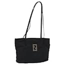 Sac à main en toile Zucca FENDI noir Auth 108264 - Fendi