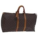 LOUIS VUITTON Monogram Keepall 55 Boston Bag Vintage M41424 LV Auth EC157 - Louis Vuitton
