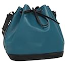 LOUIS VUITTON Epi Petit Noe Bag Tricolor Green Black blue M40880 LV Auth EC365 - Louis Vuitton