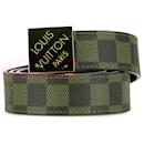 Cinto Louis Vuitton Damier Ebene Marrom