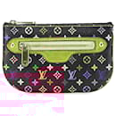 Louis Vuitton Black Monogram Multicolore Pochette Plate MM
