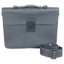 Louis Vuitton Monogram Taurillon S Lock Briefcase
