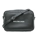 Balenciaga Black Leather Shoulder Bag