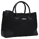 BALENCIAGA Hand Bag Canvas Black Auth bs23223 - Balenciaga
