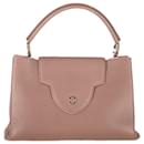 Louis Vuitton MM Capucines Top Handle Bag in Brown Leather