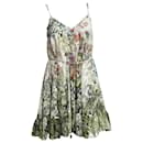 Charo Ruiz Ibiza Lili Mini Dress in Floral Print Cotton - Autre Marque