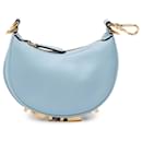 Fendi Blue Nano Leather Fendigraphy Hobo