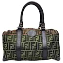 Fendi Zucca Zucchino Forever Bauletto Speedy Handbag