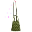  Balenciaga Touch Puffy Bucket Bag in Red Lamb Leather