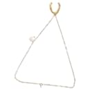  Alighieri Asymmetric Horseshoe and Pearl Necklace in Gold Metal - Autre Marque