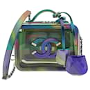 Chanel Vanity Case Bag Small PVC Rainbow limited