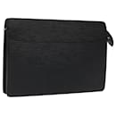 LOUIS VUITTON Epi Pochette Homme Clutch Bag Black Noir M52522 LV Auth mr1120 - Louis Vuitton