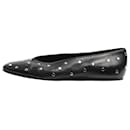 Black studded leather flats - size EU 41 - Autre Marque