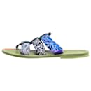 Blue paisley-strap flat sandals - size EU 41 - Autre Marque
