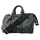 Louis Vuitton Monogram Eclipse Keepall Bandouliere 25