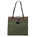 Fendi Brown Zucca Canvas Tote