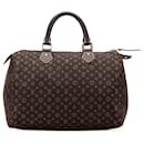 Louis Vuitton Brown Monogram Mini Lin Speedy 30