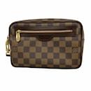 Louis Vuitton Clutch Bag Damier Pochette Biem Macao N61739 Ebene