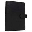 LOUIS VUITTON Epi Agenda MM Day Planner Cover Black R20042 LV Auth EC251 - Louis Vuitton