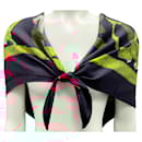 Hermes Black / Red / Blue / Gold Grand Uniforme Square Silk Twill Scarf - Hermès