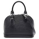 Louis Vuitton Black Epi Alma BB