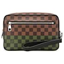 Louis Vuitton Brown Damier Ebene Kasai Clutch