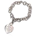 Pulseira de prata esterlina Por favor, devolva ao tag em forma de coração - Tiffany & Co