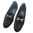 Tod's black suede flats
