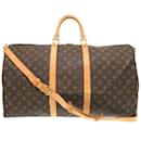 Louis Vuitton Keepall Bandouliere 55 Monogram Boston Bag