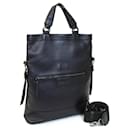 Burberry Black Label Leather Shoulder Handbag
